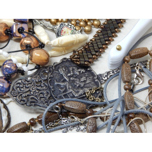 367 - Large Quantity of Costume Jewellery including white & yellow metal together with several Jewellery C... 