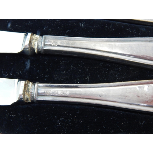 372 - Silver bud Vase Hallmarked Chester 1913 together with a silver hallmarked part dressing table set & ... 