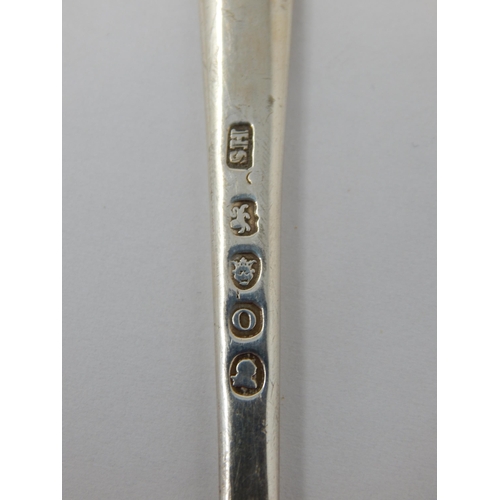 375 - George III Silver Double Ended Marrow Scoop: Hallmarked London 1789 by Solomon Hougham. Length 23cm