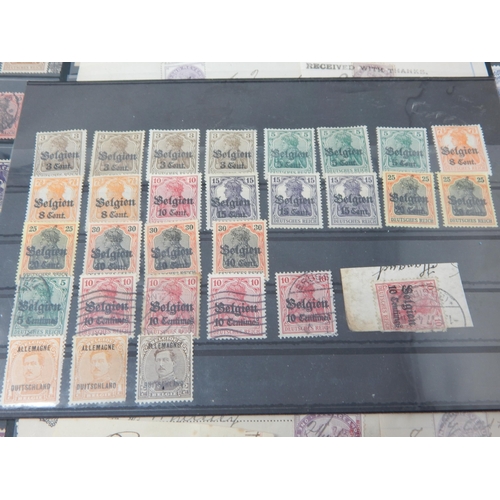 213 - Quantity of Queen Victoria & Later Stamps on sheets together with Mexico 86 World Cup stamps & F.D.C... 