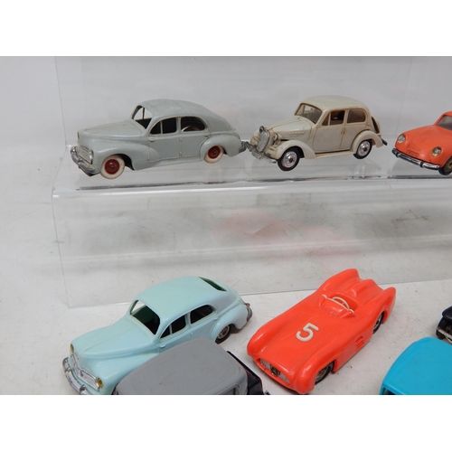 492 - NOREV: French model vehicles by Norev: 203 Peugeot (3), Simca Ariane, Oyna Panhard, 4 CV Renault (2)... 