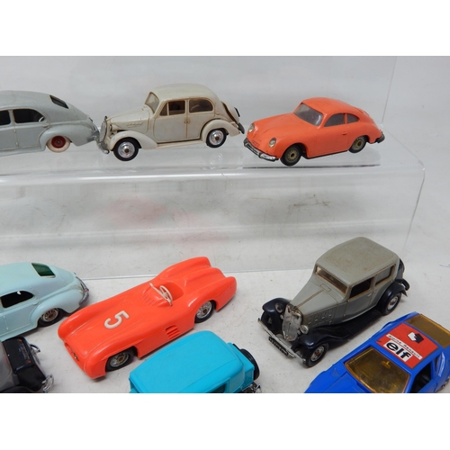 492 - NOREV: French model vehicles by Norev: 203 Peugeot (3), Simca Ariane, Oyna Panhard, 4 CV Renault (2)... 