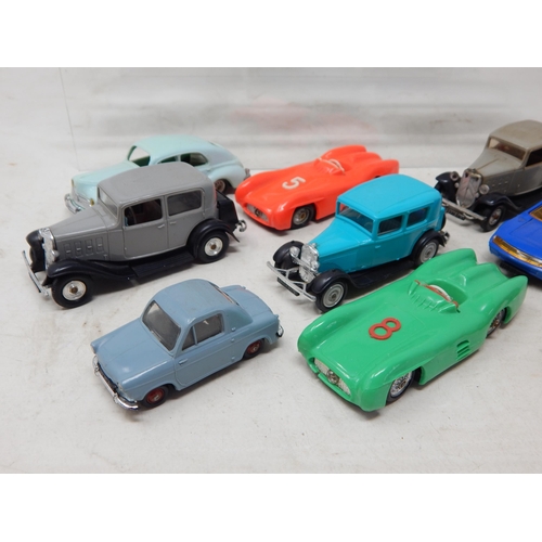 492 - NOREV: French model vehicles by Norev: 203 Peugeot (3), Simca Ariane, Oyna Panhard, 4 CV Renault (2)... 