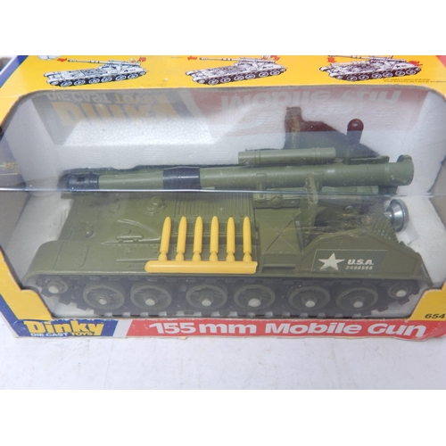 507 - DINKY TOYS: 654 155mm Mobile Gun