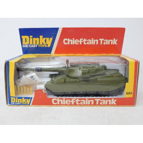 508 - DINKY TOYS: 683 Chieftain Tank