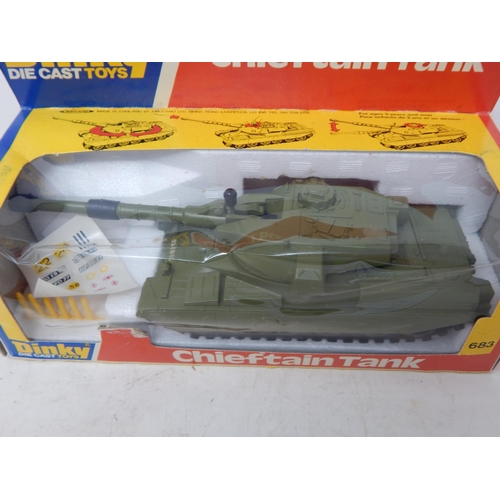 508 - DINKY TOYS: 683 Chieftain Tank