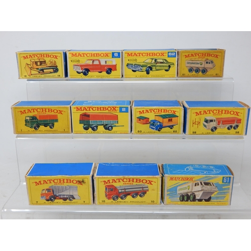 481 - MATCHBOX SERIES: Original Vehicles in Original Boxes (11)