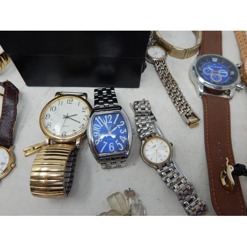 73 - Large collection of wristwatches