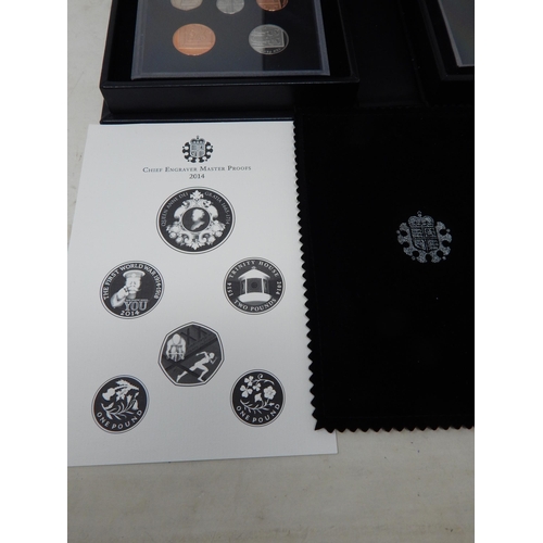 8 - The 2014 United Kingdom Proof Coin Set Collector Edition, brilliant, about as struck and housed in R... 