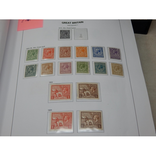 209 - STANLEY GIBBONS: 4 x Albums of Stamps of Great Britain with Outer Sleeves Containing a Massive Colle... 