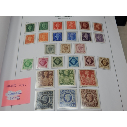 209 - STANLEY GIBBONS: 4 x Albums of Stamps of Great Britain with Outer Sleeves Containing a Massive Colle... 