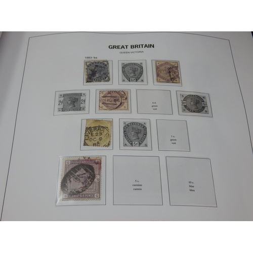 209 - STANLEY GIBBONS: 4 x Albums of Stamps of Great Britain with Outer Sleeves Containing a Massive Colle... 