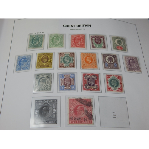 209 - STANLEY GIBBONS: 4 x Albums of Stamps of Great Britain with Outer Sleeves Containing a Massive Colle... 