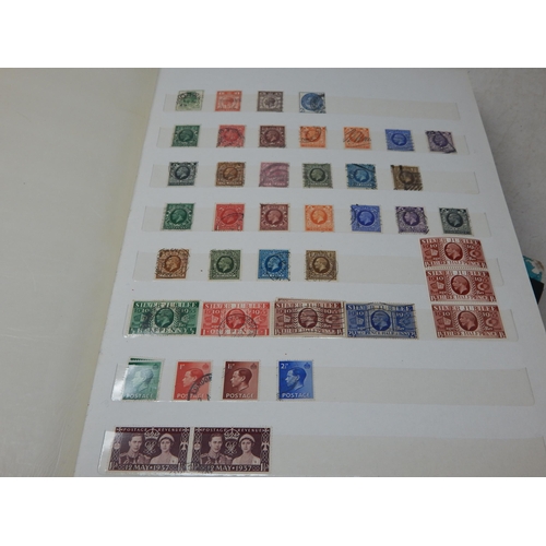 210 - 4 x Albums of Mainly Used Great Britain Postage Stamps.