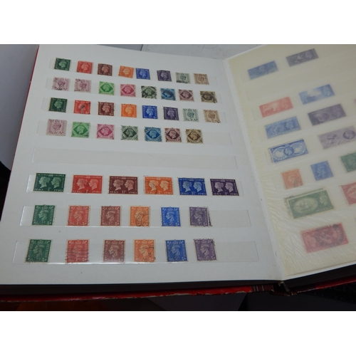 210 - 4 x Albums of Mainly Used Great Britain Postage Stamps.