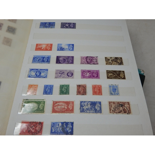 210 - 4 x Albums of Mainly Used Great Britain Postage Stamps.