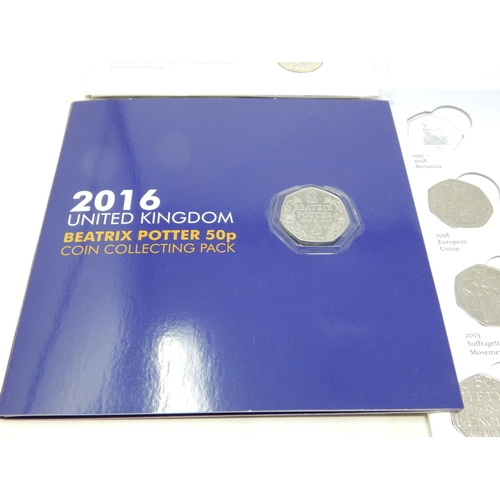 66 - A Collection of 50p Coins in 