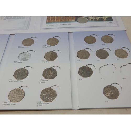 66 - A Collection of 50p Coins in 