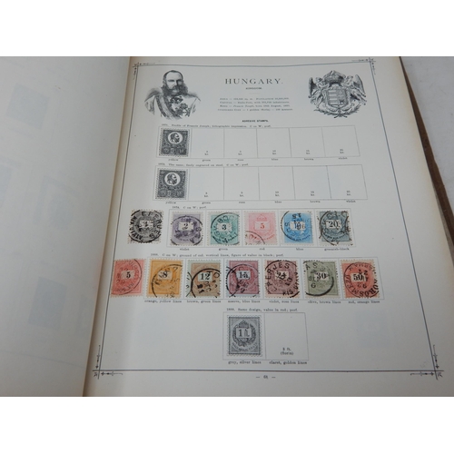 103 - The Illustrated Postage Stamp Album vintage stamp album dating back to the 1880s profusely illustrat... 