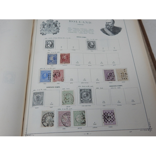 103 - The Illustrated Postage Stamp Album vintage stamp album dating back to the 1880s profusely illustrat... 