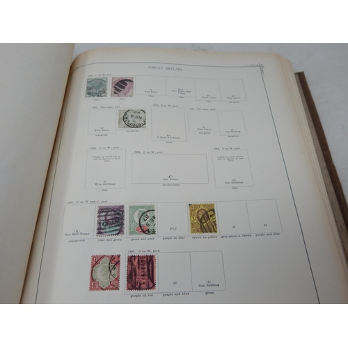 103 - The Illustrated Postage Stamp Album vintage stamp album dating back to the 1880s profusely illustrat... 