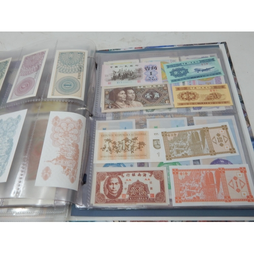 63 - Large Collection of GB and World Banknotes housed in a collectors album