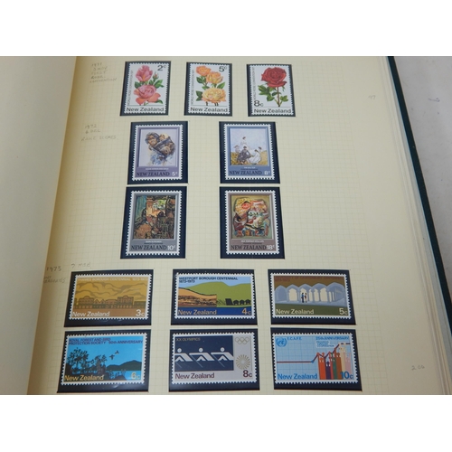 102 - A huge collection of Mint Stamps housed in 2 x vintage green Stanley Gibbons albums comprising: Asce... 