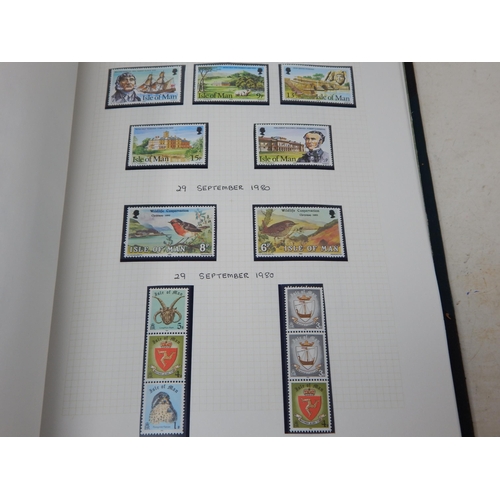 102 - A huge collection of Mint Stamps housed in 2 x vintage green Stanley Gibbons albums comprising: Asce... 