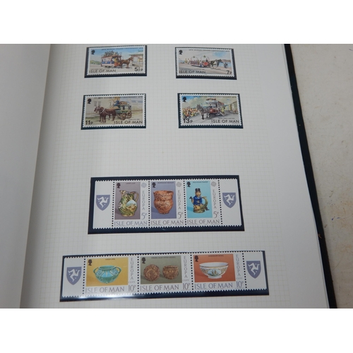 102 - A huge collection of Mint Stamps housed in 2 x vintage green Stanley Gibbons albums comprising: Asce... 