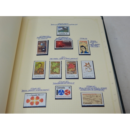 102 - A huge collection of Mint Stamps housed in 2 x vintage green Stanley Gibbons albums comprising: Asce... 