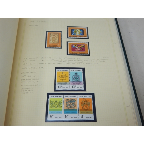 102 - A huge collection of Mint Stamps housed in 2 x vintage green Stanley Gibbons albums comprising: Asce... 