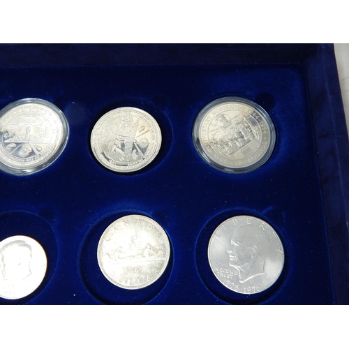 12 - Collection of History of World War II Coin Covers in collectors album;  Set of 5 x Vatican coins in ... 