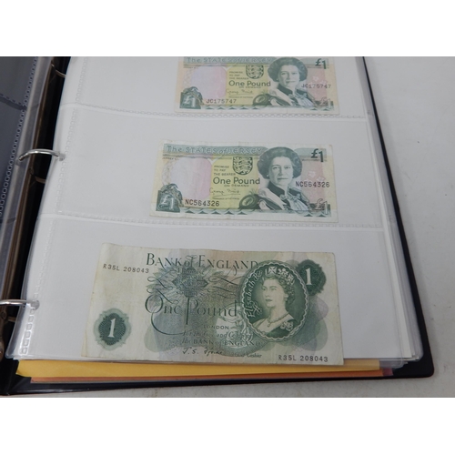 1 - Large collection of GB and World Banknotes housed in 2 x collectors albums