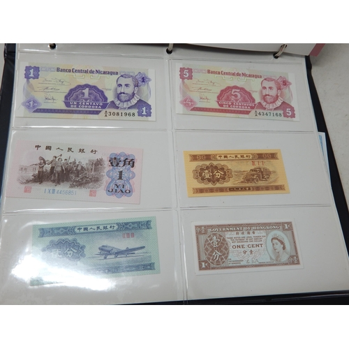 1 - Large collection of GB and World Banknotes housed in 2 x collectors albums