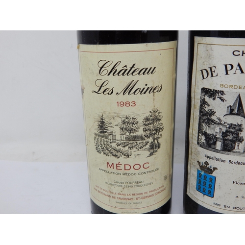 924 - Chateau Les Moines Medoc 1983, Bererana Gran Reserva Rioja 1980, Chateau De Pardaillan Bordeaux 1981