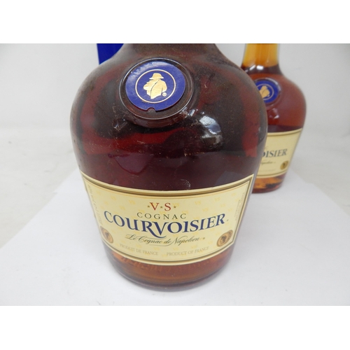 943 - Couvoisier V.S Cognac 1litre + 70cl (2)