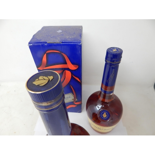 943 - Couvoisier V.S Cognac 1litre + 70cl (2)