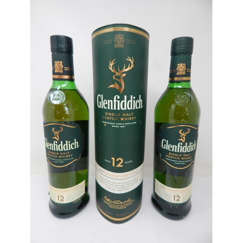 946 - Glenfiddich Single Malt Whisky 70cl (2)