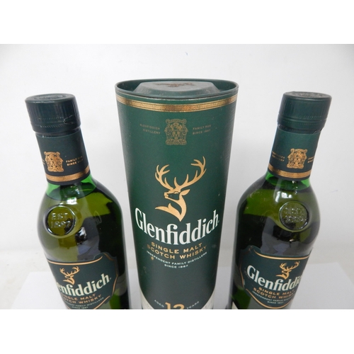 946 - Glenfiddich Single Malt Whisky 70cl (2)