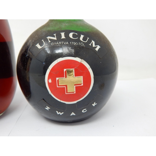 948 - Aniversario Pampero Rum 1963 + Unicum Zwack Liqueur.