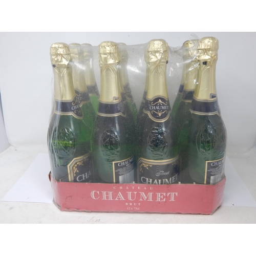 957 - 12 x Bottles of Chateau Chaumet Brut