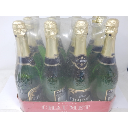 957 - 12 x Bottles of Chateau Chaumet Brut