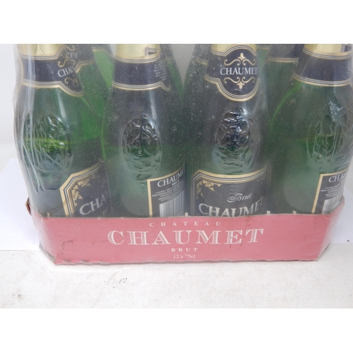 957 - 12 x Bottles of Chateau Chaumet Brut