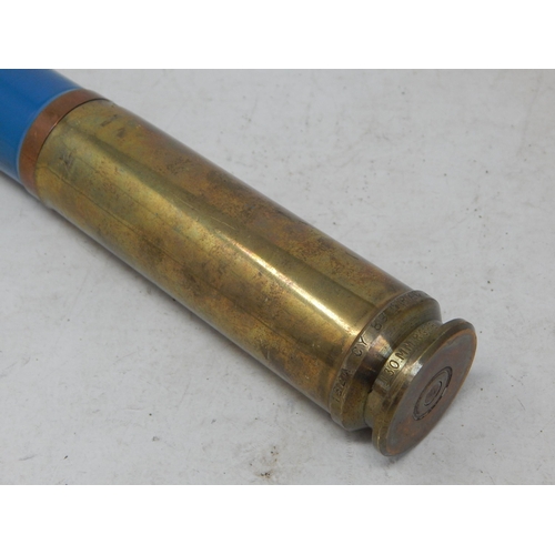 588 - De-activated 30mm Raden Round Shell: Length 20cm