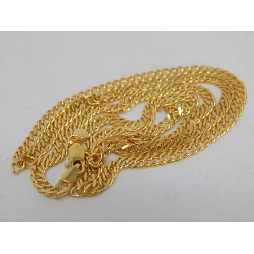 271 - 9ct Yellow Gold Neck Chain: Length 56cm: Weight 9.3g