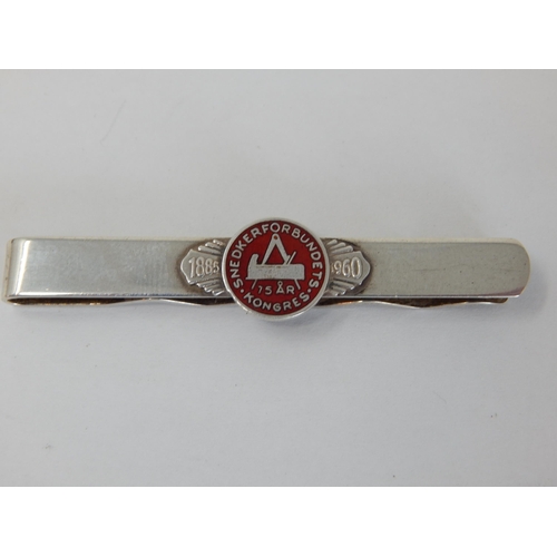 294 - 1960's Hans Jensen Sterling Silver Gentleman's Tie Clip