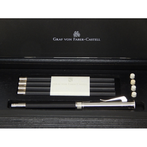 288 - GRAF VON FABER-CASTELL GVFC Desk Set No 1, Black: Unused & as New: Original Cost £400.00