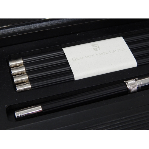 288 - GRAF VON FABER-CASTELL GVFC Desk Set No 1, Black: Unused & as New: Original Cost £400.00