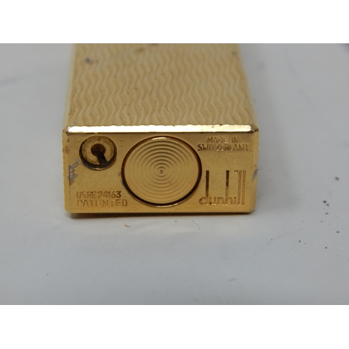 287 - Dunhill Gold Plated Rollagas Lighter in Original Fitted Case.