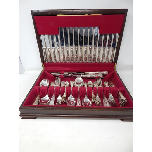 280 - Canteen of Kings Pattern Flatware Including: Dinner Knives & Forks, Dessert Knives, Forks & Spoons, ... 